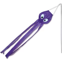 Wind Wand - Purple Octopus (Set Of 12 Pieces)