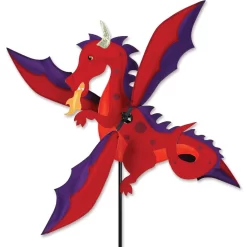 19 In. WhirliGig Spinner - Red Dragon