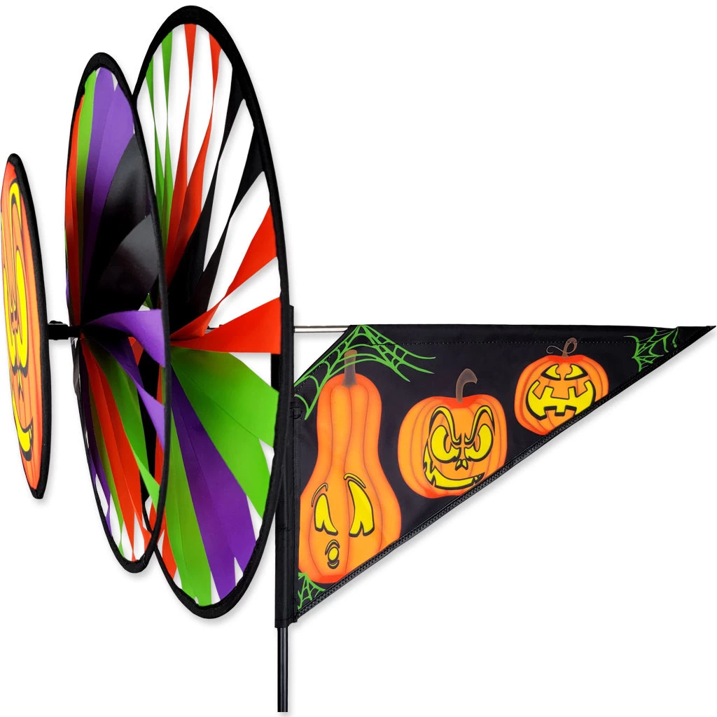 Triple Spinner - Jack O'Lantern 1 Triple Spinner - Jack O'Lantern