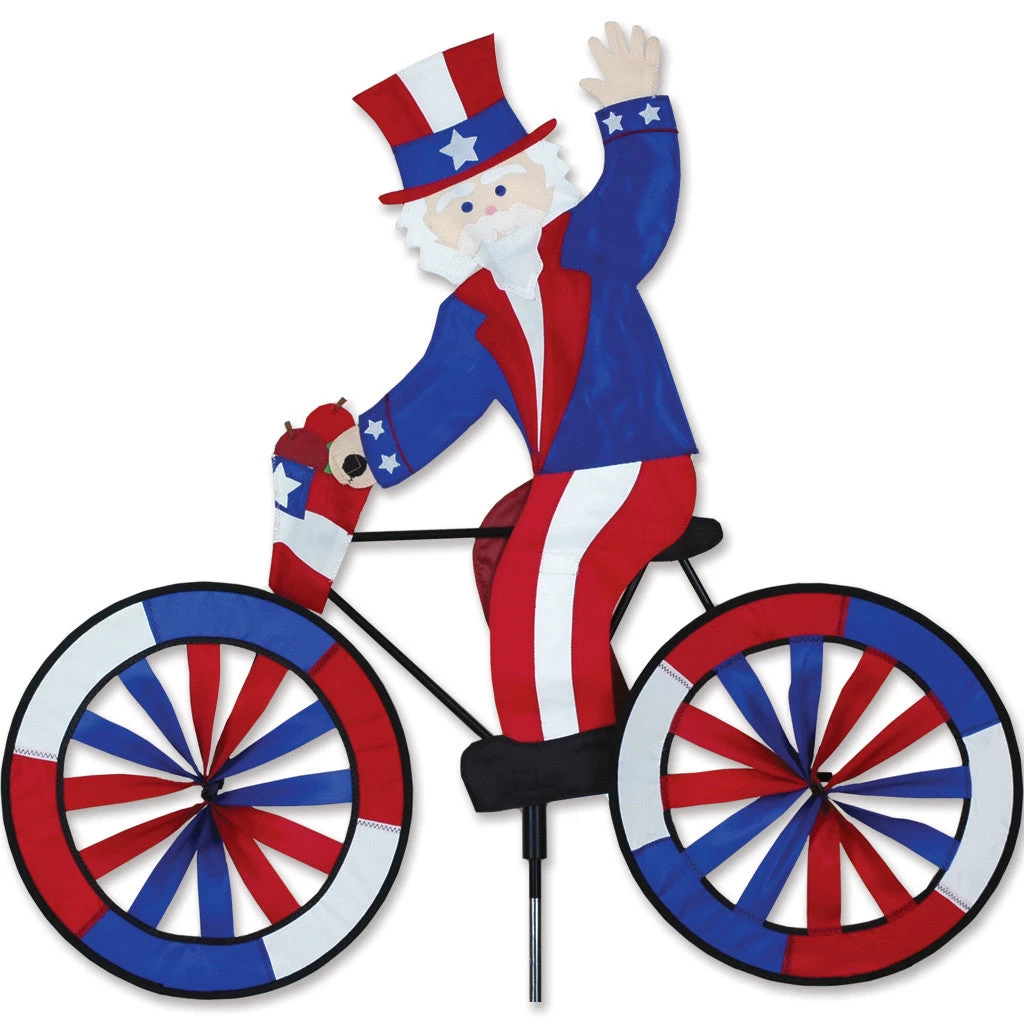 30 In. Bike Spinner - Uncle Sam 1 30 In. Bike Spinner - Uncle Sam