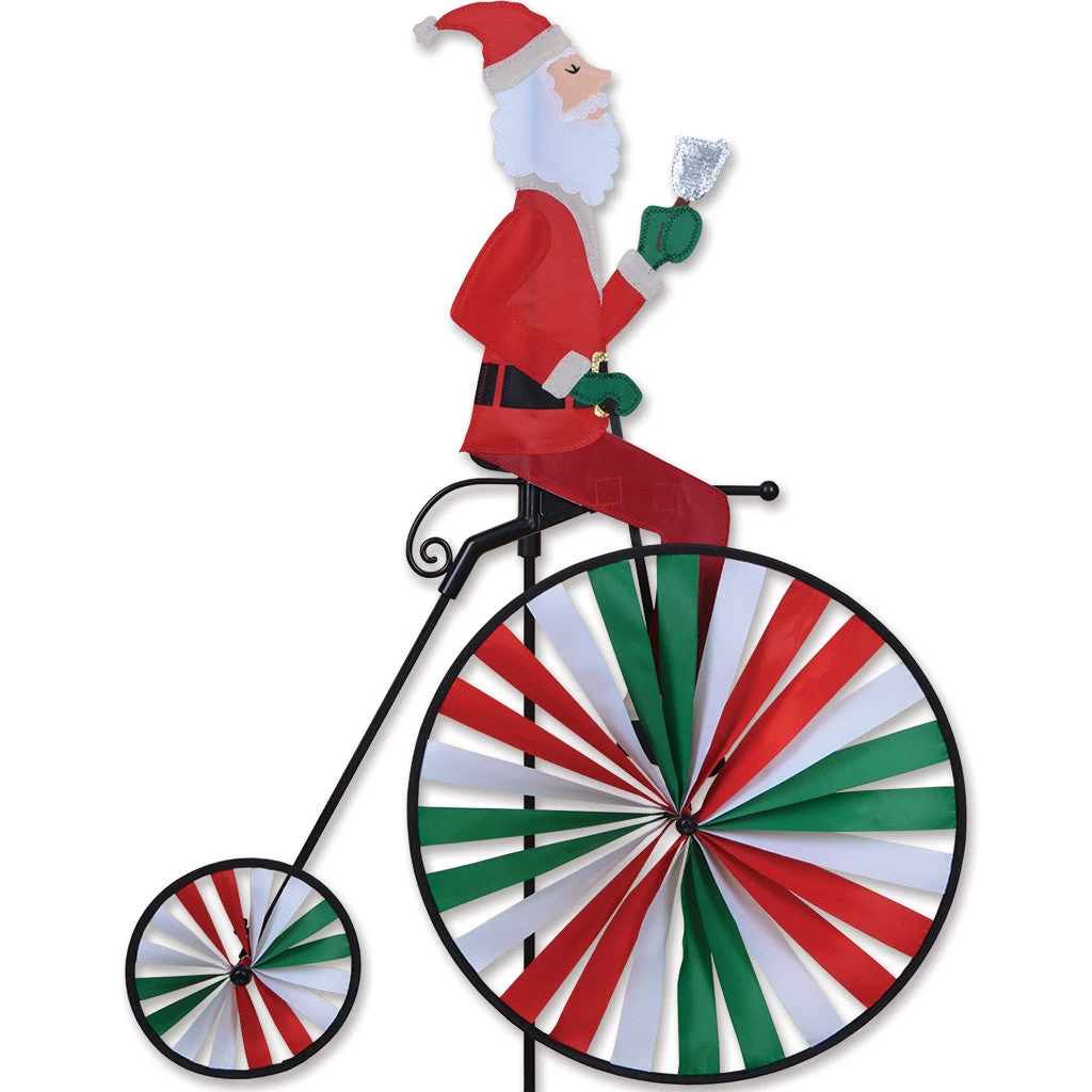 High Wheel Bike Spinner - Santa 1 High Wheel Bike Spinner - Santa