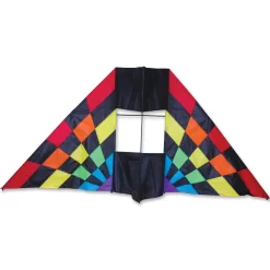 7.5 Ft. Box Delta Kite - Rainbow Ray -Best Kite Shop 33808p RainbowRay