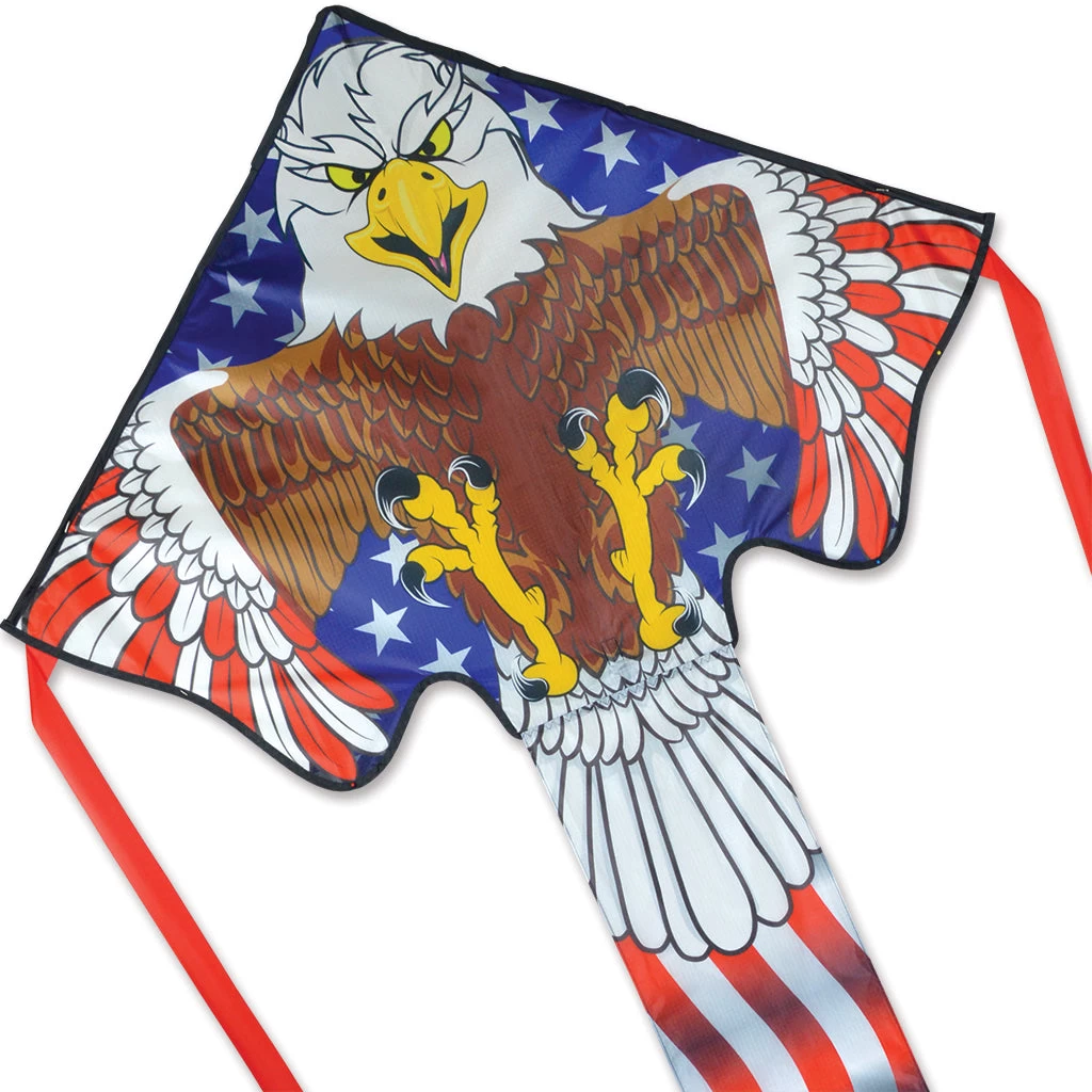 Large Easy Flyer Kite - Patriotic Eagle 1 Large Easy Flyer Kite - Patriotic Eagle