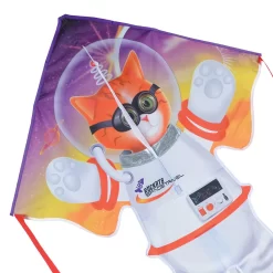 Large Easy Flyer Kite - Catstronaut