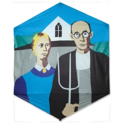 Rokkaku Kite - American Gothic