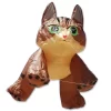 8 Ft. Brown Tabby Kitten Line Device For Kites