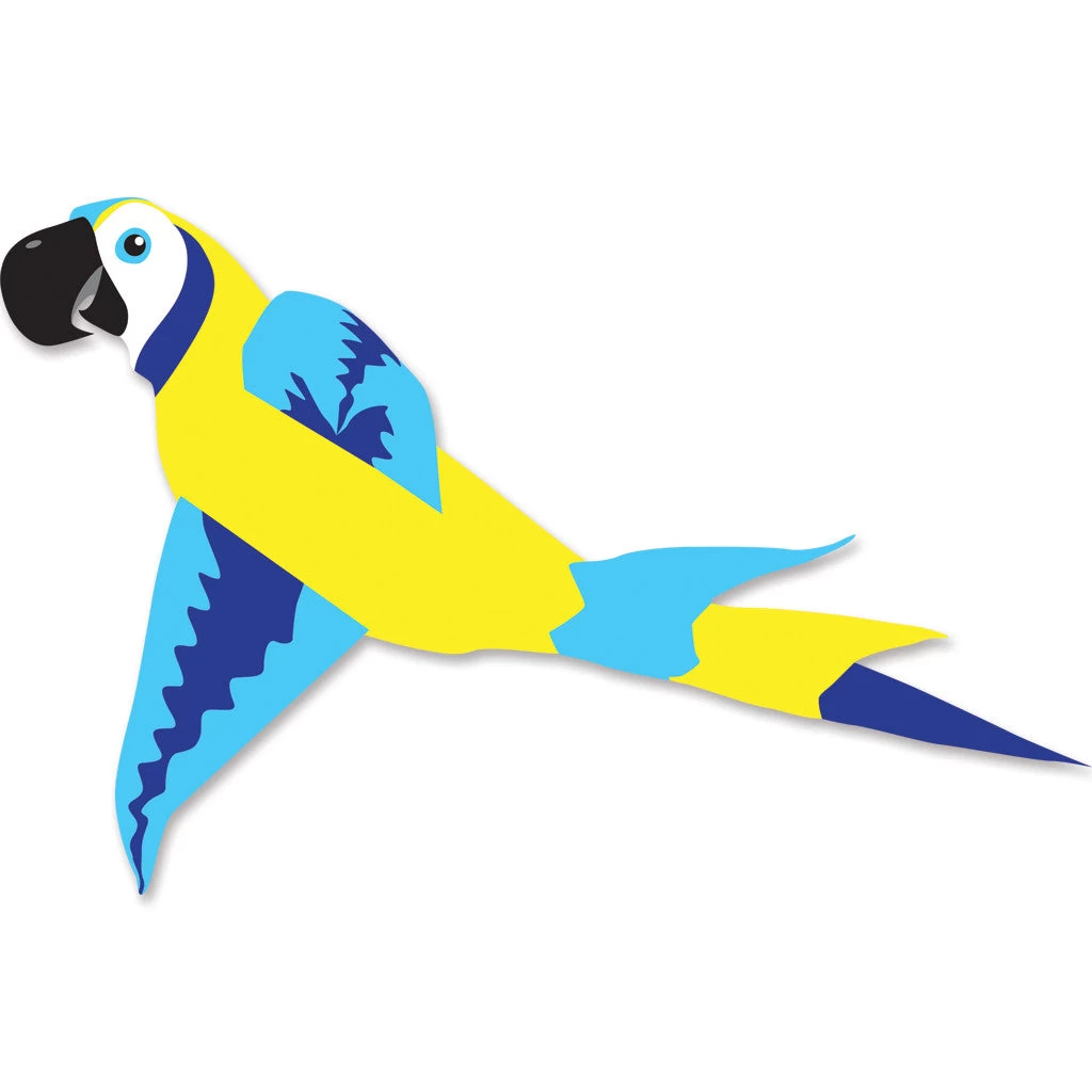 Mega Macaw Kite - Blue & Yellow 1 Mega Macaw Kite - Blue & Yellow